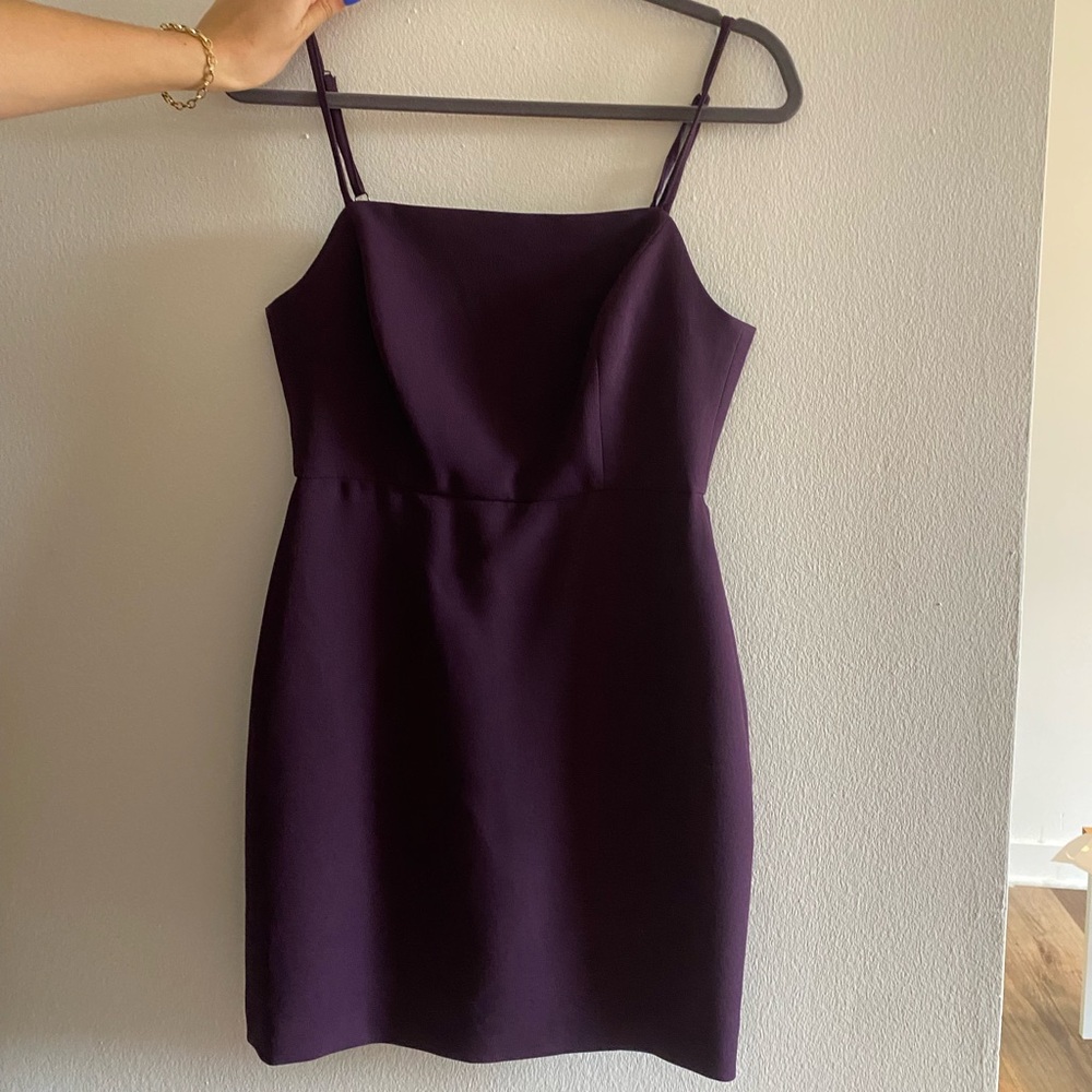 BCBG purple short dress